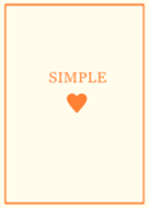 SIMPLE HEART =orange2=(JP)