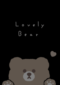 Popping Bear/black dark