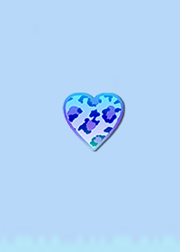 Simple camouflage heart 100010