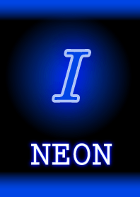 I-Neon Blue-Initial