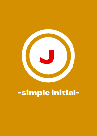 simple initial-J- THEME 28