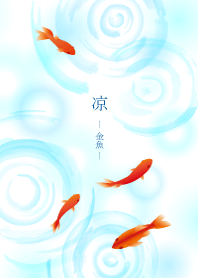 涼し気な夏の金魚