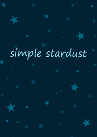 simple stardust *blue black