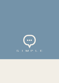 シンプル（beige blue)V.1482