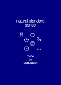 natural standard sense -navy-
