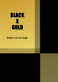 BLACK X GOLD.