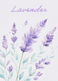 watercolor lavender