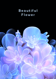 Beautiful Flower-BLUE PINK 3