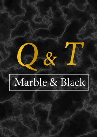 Q&T-Marble&Black-Initial