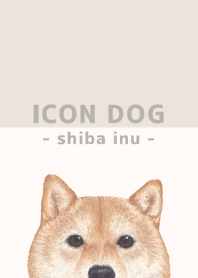 ICON DOG - shiba inu - BEIGE/01