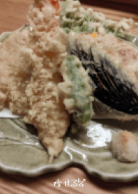日本美味的食物“天婦羅”