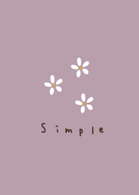 Dull purple * flowers.