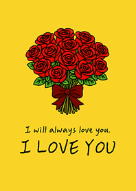 親愛的我愛你(蛋黃色)