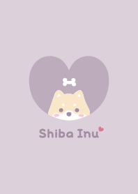 Shiba Inu2 Bone - PurplePink