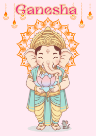 พระพิฆเนศ ดอกบัว มงคล ความสุข