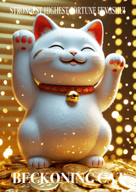 Wealth luck beckoning cat 32