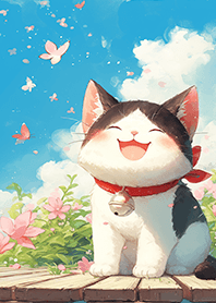 흑백 고양이의 해피 스카이 ❤