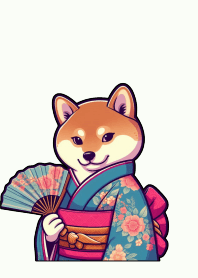 Shiba's Kimono Show