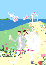 在海灘上的婚禮【幸福的婚姻】