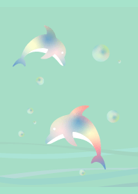 Summer Dolphin03 on BG