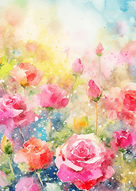 薔薇(バラ)の花の着せかえ(R5950)