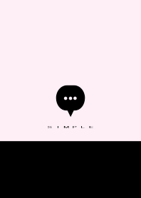 シンプル mini(ブラック ピンク)V.1882