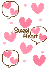 Sweet pink heart