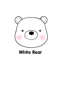 Simple White Bear Theme Vr.2