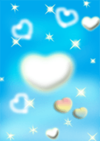 青空にハート2