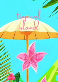 tropical island theme4 generative ai