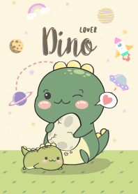 Dino Lover. Green color.