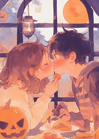 萬聖節の心動小情侶❤