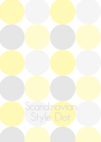Scandinavian Style Dot yellow & gray2