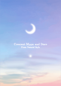 crescent moon and star / Natural Style