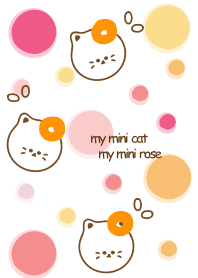 Cute cat & Cute rose 16