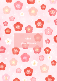 plum blossom -pink color- theme