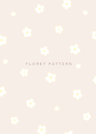 Floret Pattern C2  - pink beige
