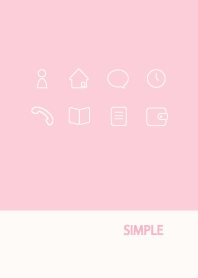 Adult Simple / Pinky White g