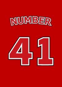 Number 41 red version