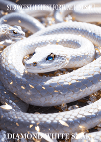 Diamond and white snake 36