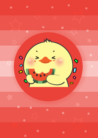 Simple Duck Love Red Theme