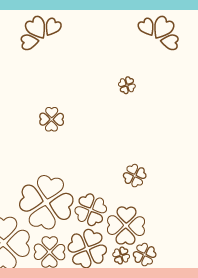 Heart Four leaf02 on P&B