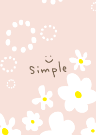 A white flower is pretty Pink3 Japan