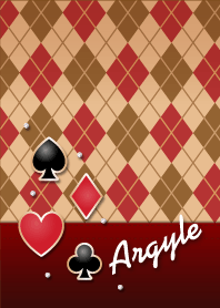 秋のアーガイル柄