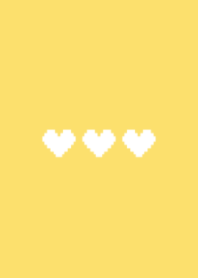 tiny pixel art heart(yellow03)