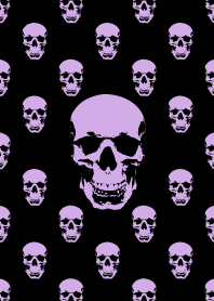 SKULL - BABY PURPLE & BLACK - SLASH