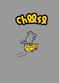 CHEESE SKATER gray black.