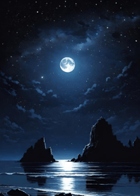 Starry sky by the sea a83f13