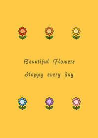 A few small flowers(sunrise yellow)