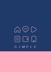 SIMPLE(pink blue)V.1594b